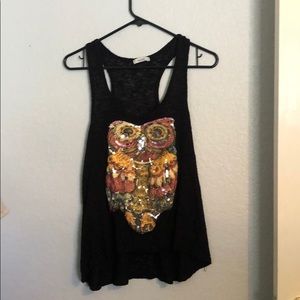 Owl tank top